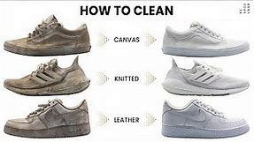 How To Clean Your White Sneakers | The Best Method