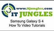 Samsung Galaxy S4: How to Take Screenshot