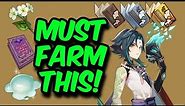 One Week Left to Farm! Xiao's Total Materials - Patch 1.3 | Genshin Impact