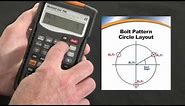 Machinist Calc Pro Bolt Pattern Circle Layout How To Calculate