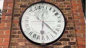 Greenwich mean time Shepherds 24 hour gate clock