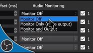 OBS Studio 111 - Audio Monitoring Guide - How to hear your capture card on PC in OBS! (TUTORIAL)
