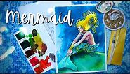 Learn To Paint A Mermaid - Peerless Watercolors Scale Study - Pt. 3