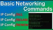 Basic Networking Commands (Video 2) Ipconfig Subcommands Explained - How to Find & Renew IP Address