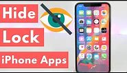 How to Hide iPhone Apps? - Hide and Lock iPhone Apps with Password (No Jailbreak)