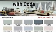 Grey Colour Mixing Chart, all grey colour chart with Code, asian paints stainer mixer