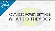 Advanced Power Settings Windows 10 (Official Dell Tech Support)