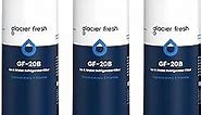 GLACIER FRESH DA29-00020B Refrigerator Water Filter Compatible with Samsung DA29-00020A/B, DA29-00020B-1, HAF-CIN/EXP, 46-9101, RF4267HARS For French Door Fridge Kitchen (3 PACK)