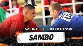 MOLINA Hanz vs LOPOUCHANSKI Ivan. Pan American Sambo Championships 2023