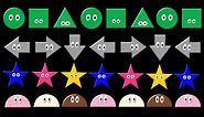 Patterns 2 - ABC Pattern - Shapes, Colors & Direction - The Kids' Picture Show (Fun & Educational)