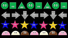 Patterns 2 - ABC Pattern - Shapes, Colors & Direction - The Kids' Picture Show (Fun & Educational)