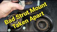 Inside A Bad Strut Mount Bearing And What Causes It to Make Noise