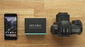 Arsenal Setup for Canon, Nikon & Fuji Cameras with Android