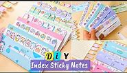 How to make Cute Index Sticky Notes at Home/ DIY To Do List Planner for school