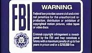 Blue FBI Warning Screens (2000-2003)