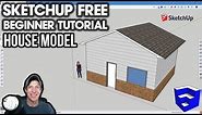 GETTING STARTED with SketchUp Free - Lesson 2 - Creating a House Model