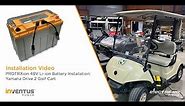 PROTRXion 48V Li-ion Battery Installation: Yamaha Drive 2 Golf Cart