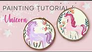How to Paint Unicorn- Folk Art Unicorn Painting