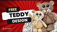 FREE In the Hoop Machine Embroidery: Teddy Bears That Come to Life!