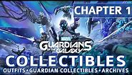 Guardians of the Galaxy - Chapter 1 All Collectible Locations (Outfits, Archives, Guardian Items)