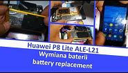 Huawei P8 Lite ALE-L21 - wymiana baterii - battery replacement