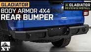 Jeep Gladiator JT Body Armor 4x4 Rear Bumper Review & Install