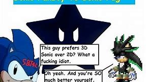 Sonic Fanboy Vs Sonic Fag