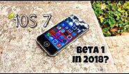 iOS 7 Beta 1 in 2018? + How to install