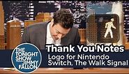Thank You Notes: Logo for Nintendo Switch, The Walk Signal Guy