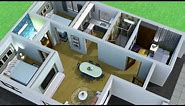 3 Bedroom Budget House design || 1200 sq ft || Single Floor House