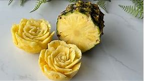 Pineapple Flower | Super Fruits Decoration Idea | Pineapple Garnish Carving