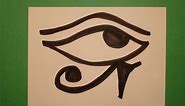 Let's Draw the Egyptian Eye of Horus!