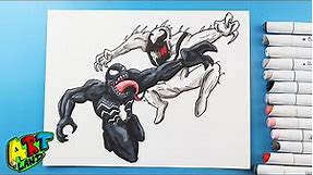 How to Draw Venom vs Antivenom