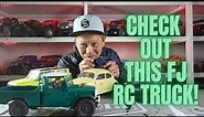 Toyota FJ45 Landcruiser rc pickup truck review - 1/12 rc scale truck by FMS