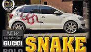 Gucci snake on car | New Graphics Gucci Snake Sticker