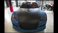 3M Protect Car Wrap - Mazda Rx8 with new 3M Matte Blue Metallic