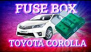 Toyota Corolla Auris E170 (2013-2018) fuse box diagrams