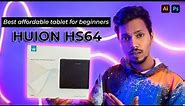 Huion HS64 Graphics Drawing Tablet | Unboxing, Review & Worth it?