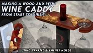 Wine Caddy Silicone Molds - How To Make A Resin & Wood Wine Caddy With Crafted Elements Molds