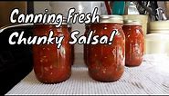 Canning Fresh Chunky Salsa!