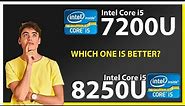 INTEL Core i5 7200U vs INTEL Core i5 8250U Technical Comparison