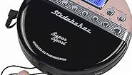 Studebaker SB3705PB Super Sport Portable CD Player Plays CDs Wirelessly Through Car Radio Includes FM Stereo Radio and Color Coordinated Stereo Earbuds