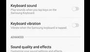 Samsung Galaxy Note 9📱: Turn off Keyboard sound keyboard vibration and dialing keypad tone📱