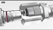 Parker Universal Push to Connect Hydraulic Fitting (DIN version)
