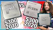 10 Years Old: AMD Phenom II 1090T CPU in 2020 - Benchmarks vs. Ryzen & Intel