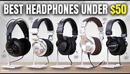 5 Best Headphones Under $50 On Amazon!! | Budget Headphones For Music Production & Tracking Vocals