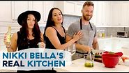 Nikki Bella + Artem Show Us Their Home Kitchen With Brie Bella