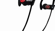 Senso Bluetooth Headphones, Best Wireless Sports Earbuds w/Mic IPX7 Waterproof HD Stereo Sweatproof Earphones for Gym Running Workout Noise Cancelling Earphones Earbuds Noise Cancelling Headsets