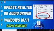 How to Download and Update Realtek HD Audio Driver on Windows 10/Windows 11 (2024)