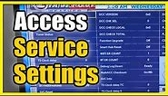 How to Access the Secret Service Menu on Samsung Smart TV (Enter Code)